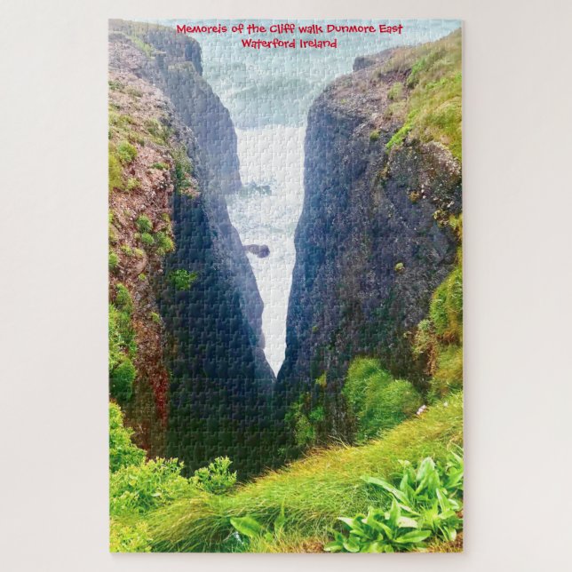 Puzzle Cliff walk Dunmore East Waterford Ireland Jigsaw P (Vertical)