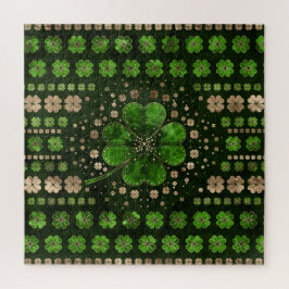 Puzzle Clover de cuatro hojas de Shamrock irlandés Malach