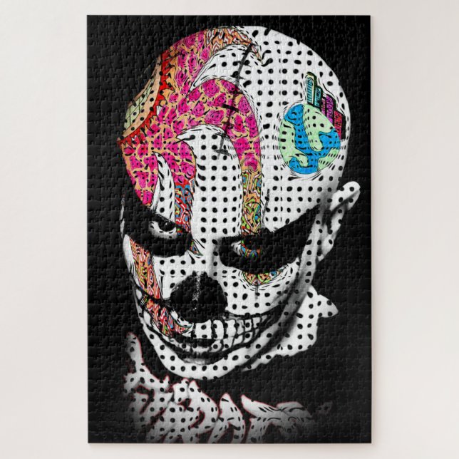 Puzzle Clown Skull (Vertical)