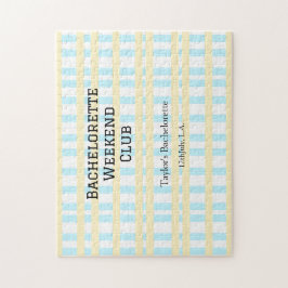 PUZZLE CLUB DE FIN DE SEMANA RETRO PARA SOLTERA AZUL AMAR