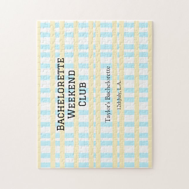 PUZZLE CLUB DE FIN DE SEMANA RETRO PARA SOLTERA AZUL AMAR (Vertical)