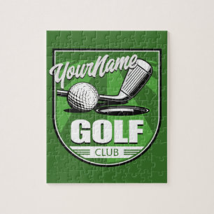 Puzzle Club de golf NAME Pro Golfer Jugador Personalizado
