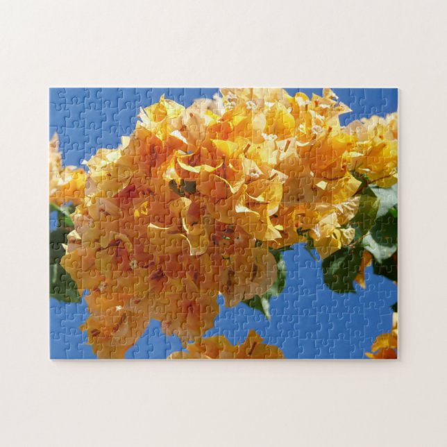 Puzzle Clúster de la Floral Dorada de Bougainvillea (Horizontal)