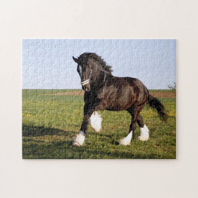 Puzzle Clydesdale Horse (Horizontal)