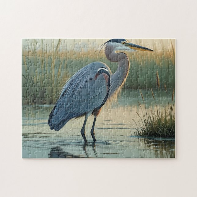 Puzzle Coastal Heron (Horizontal)