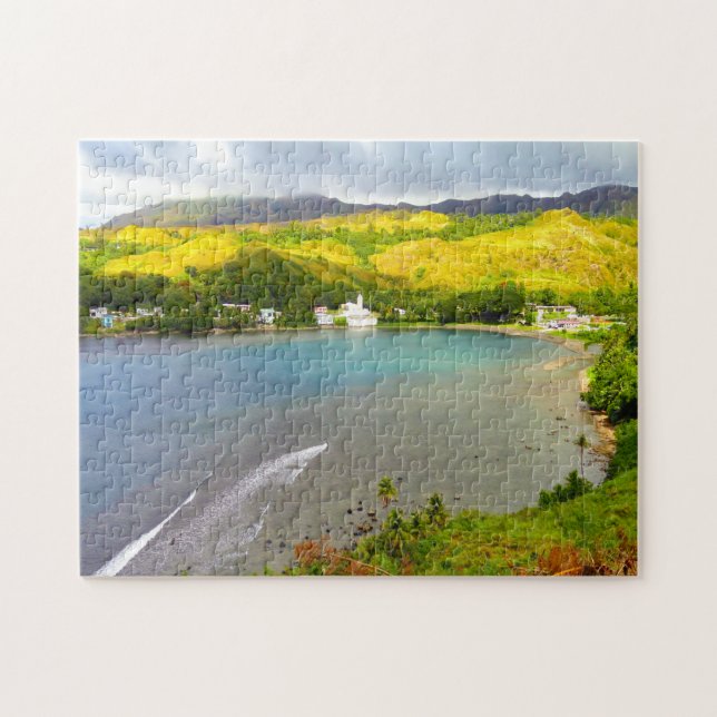 Puzzle Coastal Scene Guam. (Horizontal)