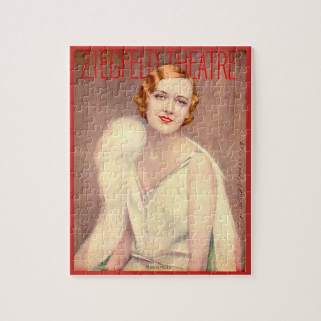 Puzzle Cobertura del programa de teatro Ziegfeld 1928 Mar (Vertical)