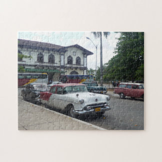 Puzzle Coche americano viejo en Cuba