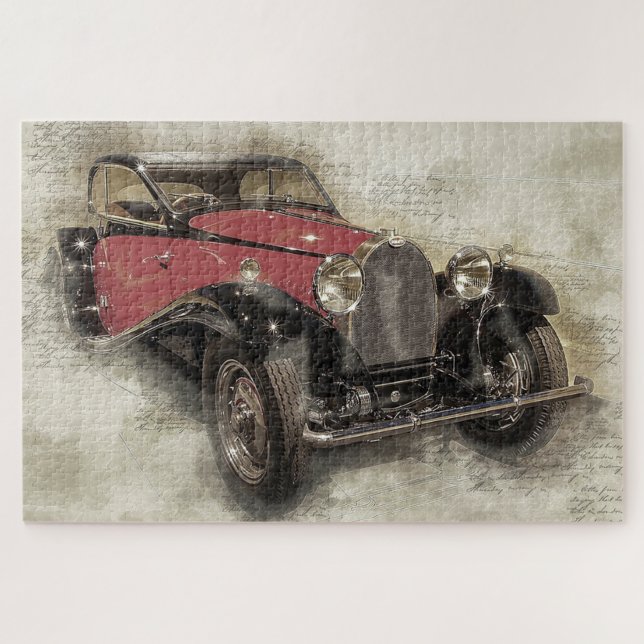 Puzzle Coche antiguo (Horizontal)