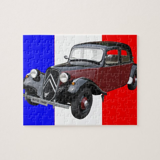 Puzzle Coche antiguo (Horizontal)