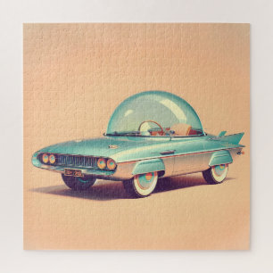 Puzzle Coche Burbuja Atómica Futurista Lanzadora
