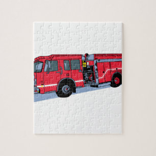 Puzzle Coche de bomberos