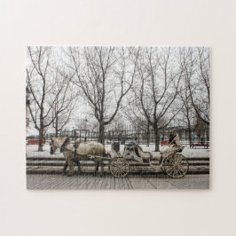 Puzzle Coche de Caballos Montreal.