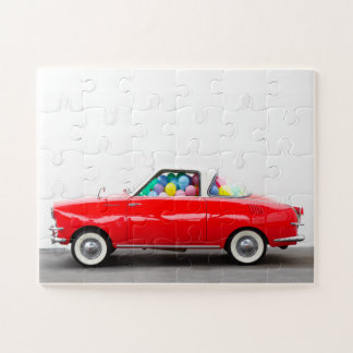 Puzzle Coche de globo