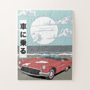 Puzzle Coche deportivo retro
