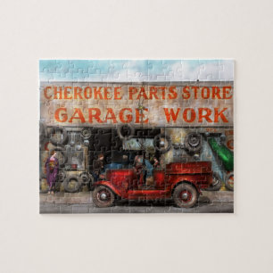 Puzzle Coche - Garaje - Tienda de piezas Cherokee - 1936