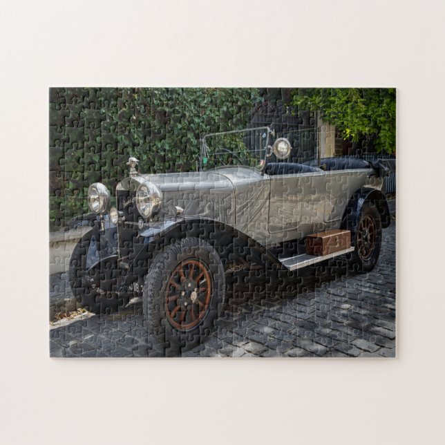 Puzzle coche plateado clásico (Horizontal)