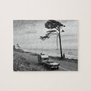 Puzzle Coche que tira del remolque