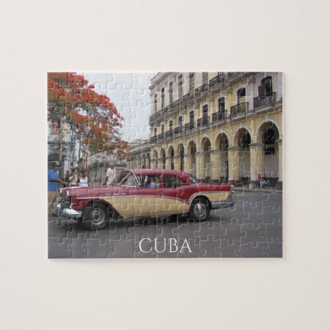 Puzzle coche vintage (Horizontal)