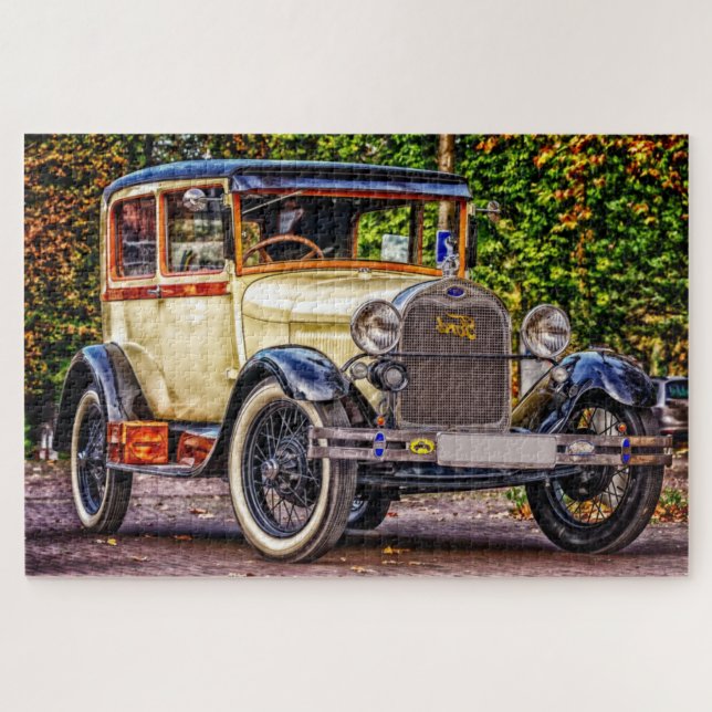 Puzzle Coche Vintage