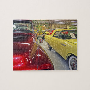 Puzzle Coches antiguos en el Museo del Automóvil de Talla