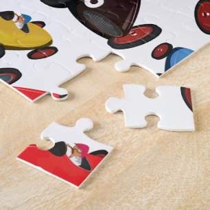 Puzzle Coches de carreras antiguos