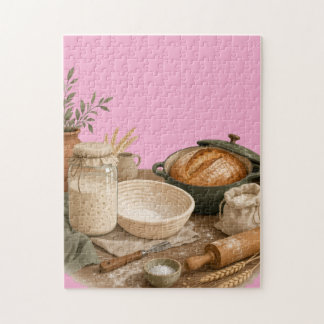 Puzzle Cocina de Masa Madre Cottage Arte de Panadería