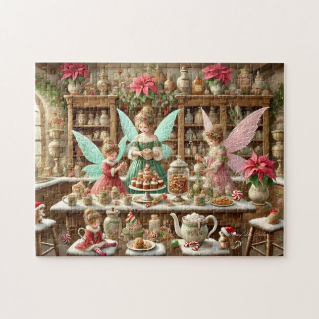 Puzzle Cocina de Navidades de lácteos encantados (Horizontal)
