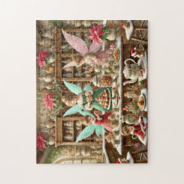Puzzle Cocina de Navidades de lácteos encantados