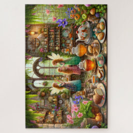 Puzzle Cocina encantada de hadas: té y miel, magia a toda