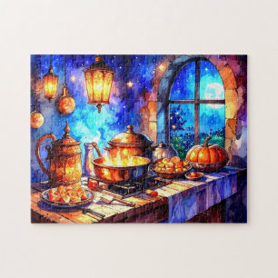 Puzzle Cocina encantadora cálida y cómoda 
