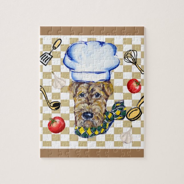 Puzzle Cocinero Airedale Terrier (Vertical)