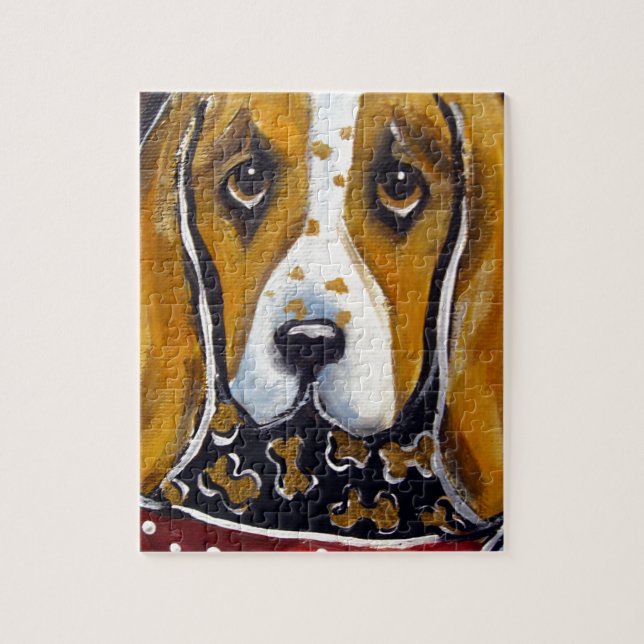 Puzzle Cocinero Basset Hound (Vertical)