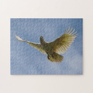 Puzzle Cockatoo Bird Parrot Animal Fly Sky, 252 piezas
