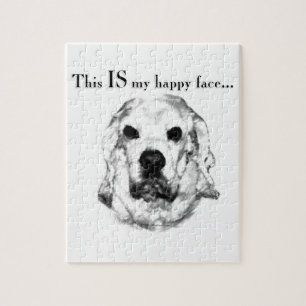 Puzzle Cocker Spaniel Happy Face
