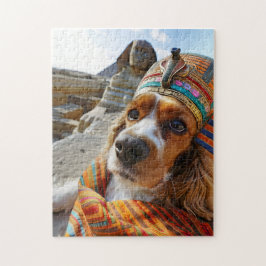 Puzzle Cocker Spaniel King Charles en Egipto