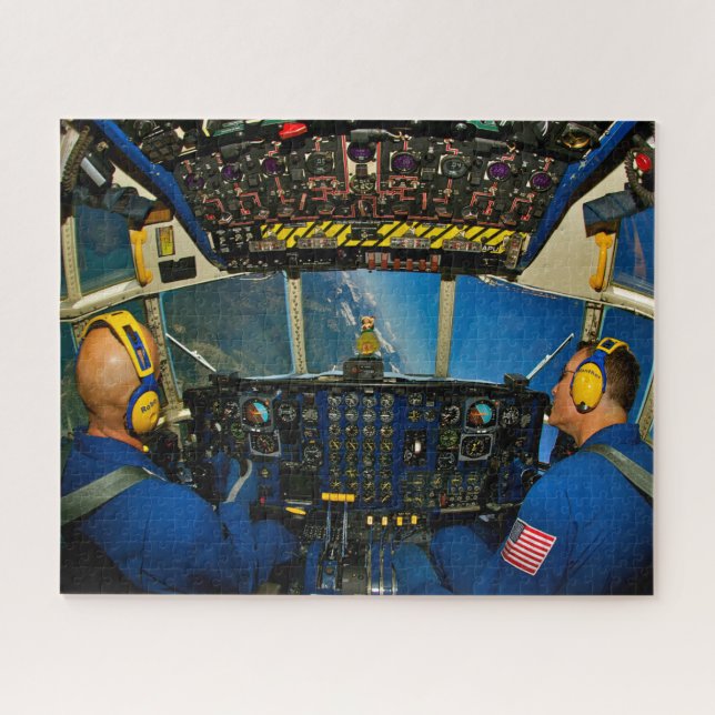 Puzzle COCKPIT DE HERCULES C-130T (16x20 PULGADAS) (Horizontal)