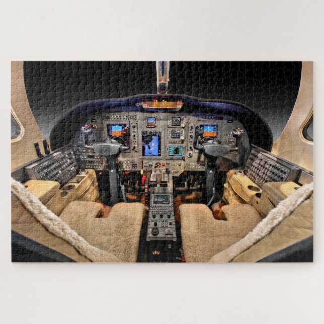 Puzzle Cockpit de Jet Aircraft (Horizontal)