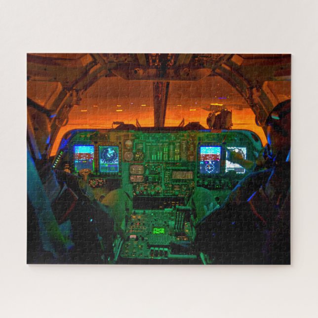Puzzle COCKPIT DE LANZAMIENTO B-1B (16x20 PULGADAS) (Horizontal)