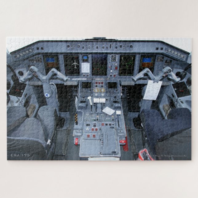 Puzzle COCKPIT ERJ 175 (20x30 PULGADAS) (Horizontal)