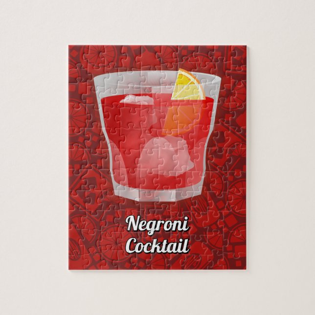 Puzzle Cóctel Negroni (Vertical)