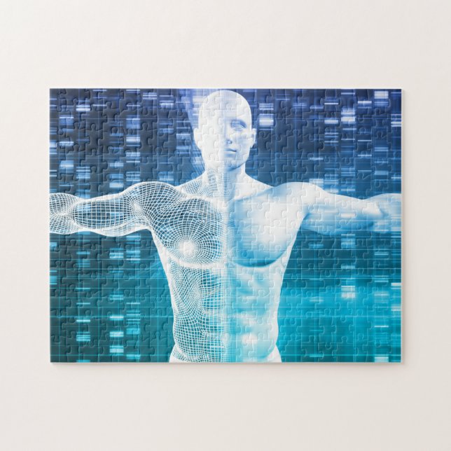 Puzzle Codificación de la DNA y código genético como (Horizontal)