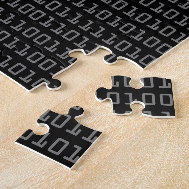 Puzzle Código binario difícil desafiador (Lado)