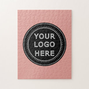 Puzzle Código QR negro elegante y elegante