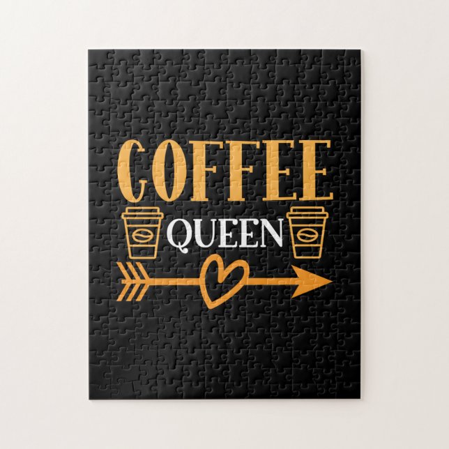 Puzzle Coffee Art Coffee Queen (Vertical)