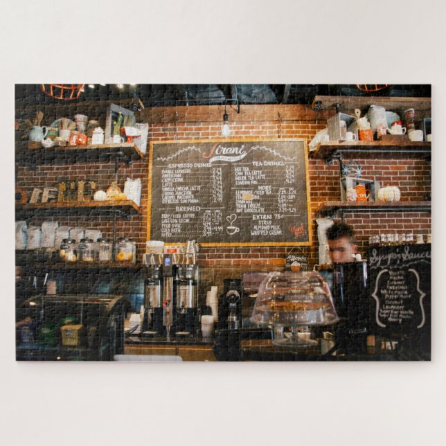 PUZZLE COFFEE CAFE AND BARISTA (Horizontal)