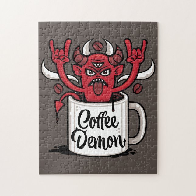Puzzle Coffee Demon (Vertical)