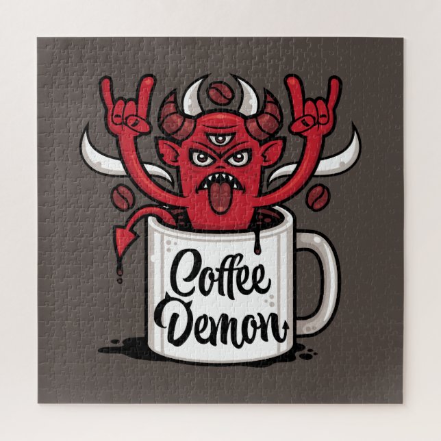 Puzzle Coffee Demon (Vertical)