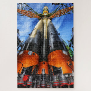 Puzzle Cohete Soyuz En Pad