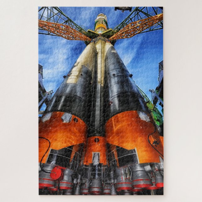 Puzzle Cohete Soyuz En Pad (Vertical)